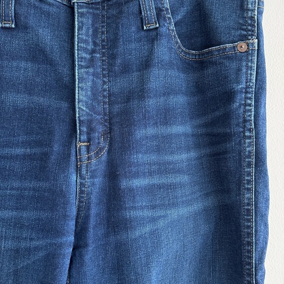 Madewell 10” High Riser Skinny Skinny Dark Wash Jeans, Size 28 - Picture 15 of 16
